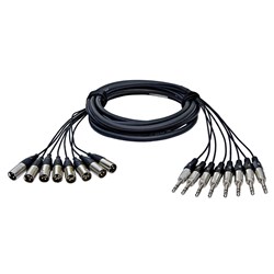 Alva 8 x TRS to 8 x XLRM Cable (2m)