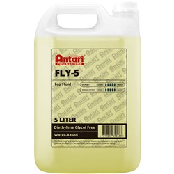 Antari FLY Smoke / Fog Fluid 5 Litre (Yellow Fluid) Heavy Density Slow Dissipation