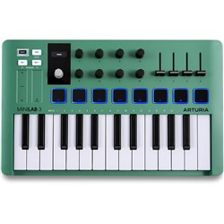 Arturia MiniLab Mk3 25-Key Universal MIDI Controller (Mint)