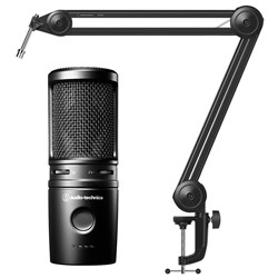 Audio Technica AT2020USB-XP Cardioid Condenser USB Mic w/ Boom Arm