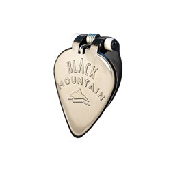 Black Mountain Left-Hand Spring Loaded Thumb Pick - Black (0.7mm)