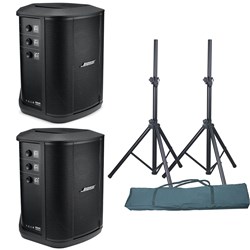 Bose S1 Pro+ Wireless Pack w/ 2 x Bose S1 Pro+ & Stands