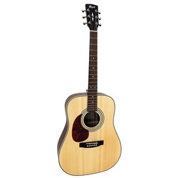 Cort Earth 70 Left-Hand Acoustic Guitar w/ Solid Spruce Top (Open Pore)