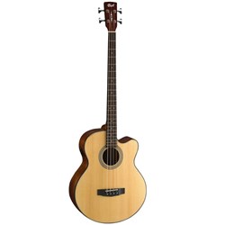 Cort SJB5F Acoustic Bass w/ Cutaway & Pickup (Natural Satin) inc Gig Bag