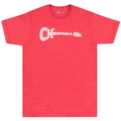 Charvel Guitar Logo T-Shirt (Heather Red) Large