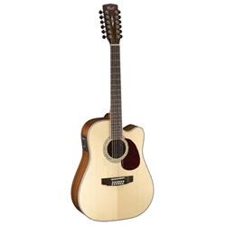 Cort MR710F-12 12-String Acoustic Guitar w/ Cutaway & Pickup (Natural Satin)