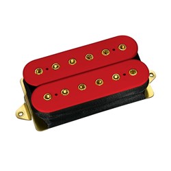 DiMarzio DP153RDG Joe Satriani Signature Model FRED (Red w/ Gold Poles)