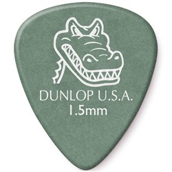 Dunlop Gator Grip Guitar Pick 12-Pack - Green (1.5mm)