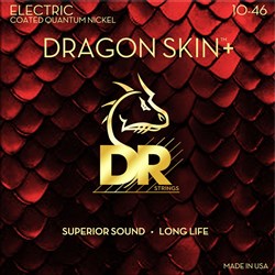 DR Dragon Skin + Electric Guitar Strings (10-46)