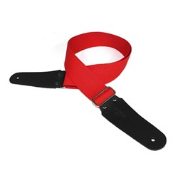 DSL 50 POLY series Guitar Strap (Red Polypropylene strap, 2")