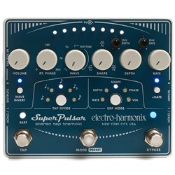 Electro Harmonix Super Pulsar Stereo Tap Tremolo Pedal