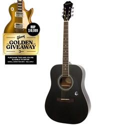 Epiphone Songmaker DR-100 Acoustic Guitar (Ebony)