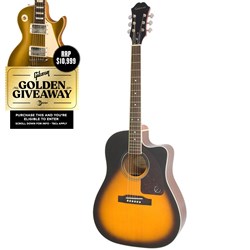 Epiphone J-45 EC Studio Acoustic Guitar (Vintage Sunburst)