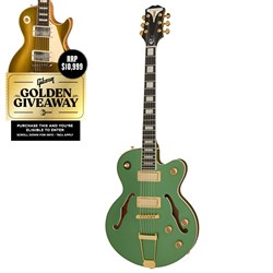 Epiphone Uptown Kat ES Semi-Hollow Electric Guitar (Emerald Green Metallic)