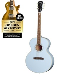 Epiphone 'Inspired By Gibson Custom' J-180 LS w/ Pickup (Frost Blue) inc Hard Case