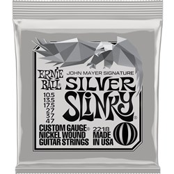 Ernie Ball John Mayer Silver Slinky Wound Electric Guitar Strings - (10.5-47)