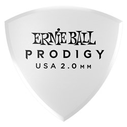 Ernie Ball 2.0mm White Large Prodigy Picks 6 Pack