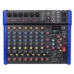 E-lektron B268 12-Channel Mixer w/ DSP FX Bluetooth & USB-A Audio Interface