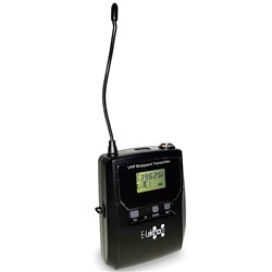 E-lektron UHF Bodypack for IU-2080 & IU4013 w/ Beige Headset Microphone
