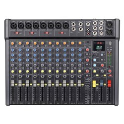 E-lektron C848 16-Channel Mixer w/ DSP FX Bluetooth & USB-A Audio Interface