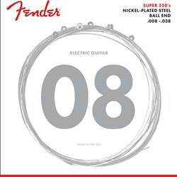 Fender Super 250 Guitar Strings Nickel Plated 250XS (8-38)