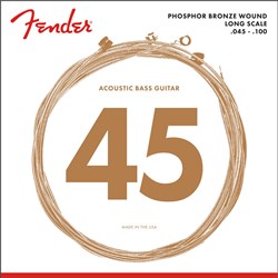 Fender 8060 Acoustic Bass Strings Phosphor Bronze Long Scale (45-100)