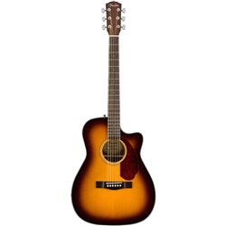 Fender CC-140SCE Concert Acoustic Guitar w/ Cutaway & Pickup (Sunburst) inc Case