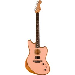 Fender Acoustasonic Player Jazzmaster Rosewood Fingerboard (Shell Pink)