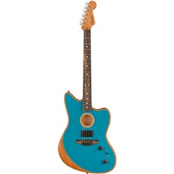 Fender American Acoustasonic Jazzmaster Ebony Fingerboard (Ocean Turquoise) inc Bag