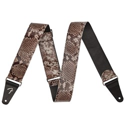 Fender Wild Faux Snakeskin Leather Strap 2"