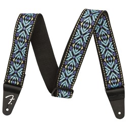 Fender Pasadena Woven Strap (Blue Snowflake) 2"