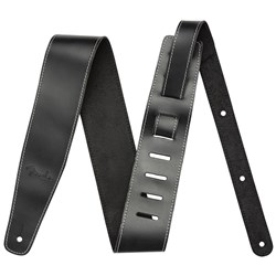 Fender Broken-In Leather Strap (Black) 2.5"