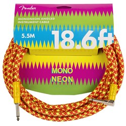 Fender MonoNeon Instrument Cable 18.6' (Orange)