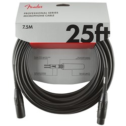 Fender Professional Series Microphone Cable 25' (Black)