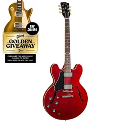 Gibson ES-335 Left-Handed Electric Guitar ('60s Cherry)