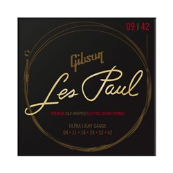 Gibson Les Paul Premium Electric Guitar Strings Ultra Light 9 - 42