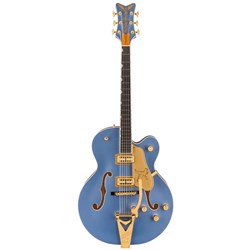 Gretsch Falcon Hollow Body w/ String-Thru Bigsby & Gold Hardware (Cerulean Smoke)