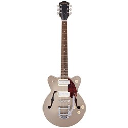 Gretsch G2655T-P90 SL CB Jr. DC Bigsby (Sahara Metallic / Vintage Mahogany Stain)