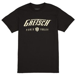 Gretsch Gretsch Power & Fidelity Logo T-Shirt (Black) Medium