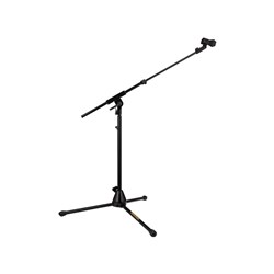 Hercules MS520BPRO Low Profile Tripod Mic Boom Stand w/ Quik-N-EZ Mic Clip