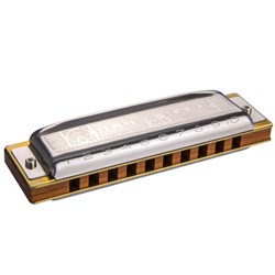 Hohner Blues Harp - 10 Hole Diatonic Harmonica w/ Wooden Reed in Key Gb (G Flat / F#)