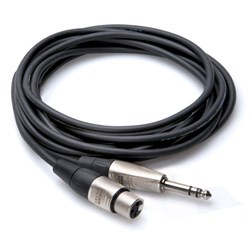 Hosa HXS-005 REAN XLR(F) to 1/4" TRS Pro Balanced Interconnect (5ft)