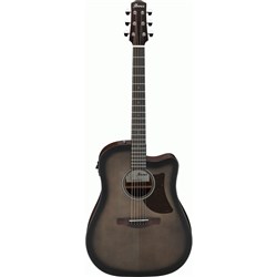 Ibanez AAD50CETCB Advanced Acoustic Guitar (Transparent Charcoal Burst Low Gloss)