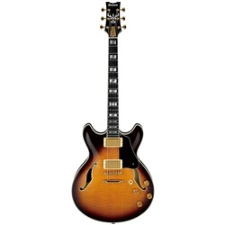 Ibanez JSM100 John Scofield Signature Semi-Hollow Electric Guitar (Vintage Sunburst)