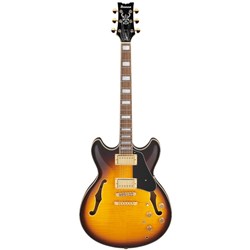 Ibanez JSM10EM John Scofield Signature Semi-Hollow Electric Guitar (Two Tone Burst)