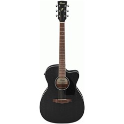 Ibanez PC14MHCE Acoustic Electric Guitar (Open Pore Weathered Black)