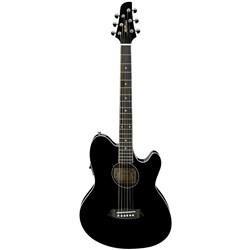 Ibanez TCY10E BK Acoustic Electric Guitar (Black)