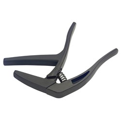 Intune Curved Trigger Capo for Acoustic and Electric Guitars (Black)