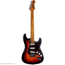 Jet JS-300-SB Left-Hand SSS Electric Guitar Roasted Maple Neck (Sunburst Burst)