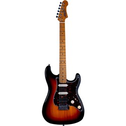 Jet JS-400-SB HSS Electric Guitar Roasted Maple Neck (Sunburst)